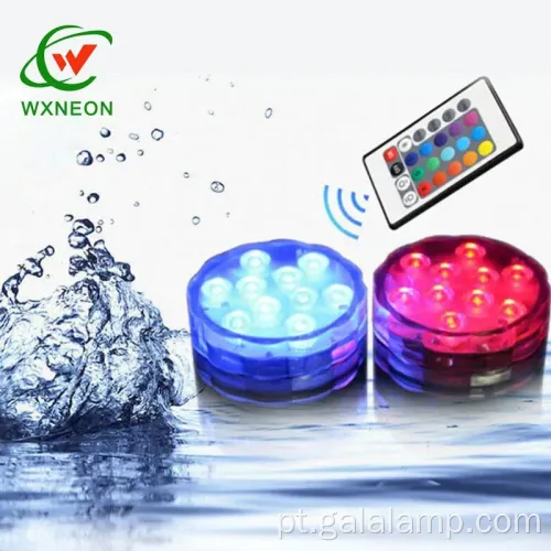 Luzes vibrantes de disco LED para festas inesquecíveis da piscina
